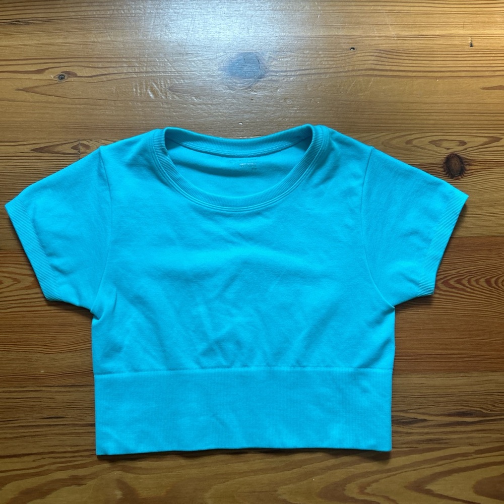 Aerie Vibrant Blue Crop Top